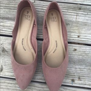 Time and Tru suede slip ons